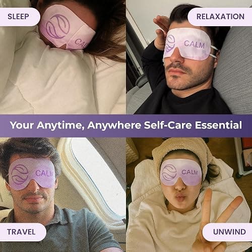 Body Restore Heated Eye Mask for Dry Eyes 5 Pack - Self Heating Warm Compress, Christmas Stocking Stuffers, White Elephant, Birthday Gifts for Women, Men, Stye Eye Treatment, Relaxation - Variety thumbnail 3