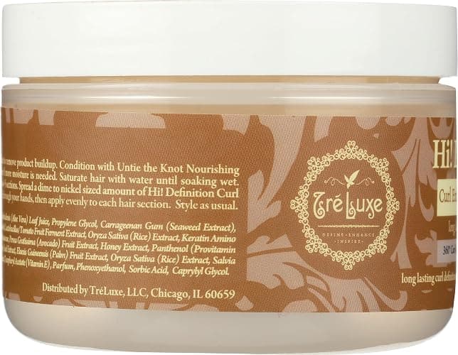 TRELUXE Hi! Definition Curl Enhancer Styling Gel, 8 FZ thumbnail 5