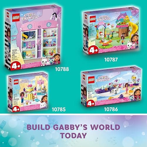 LEGO Gabby's Dollhouse Building Toy - Pretend Play Toy Figures & Playsets for Girls & Boys, Ages 4+ Years - Gift for Christmas - 8 Room Dollhouse W/ 4 Minifigures - 10788 thumbnail 7