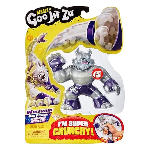 Heroes of Goo Jit Zu - Crunchy Wolf Action Figure, Wolfpain thumbnail 3
