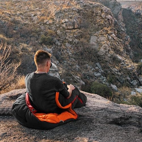 Bessport Mummy Sleeping Bag | 15-45 ℉ Extreme 3-4 Season Sleeping Bag for Adults Cold Weather– Warm and Washable, for Hiking Traveling & Outdoor Activities thumbnail 7