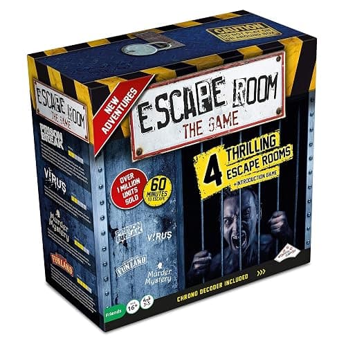 Escape Room The Game, Version 2 - with 4 Thrilling Escape Rooms | Solve The Mystery Board Game for Adults and Teens - Image 1