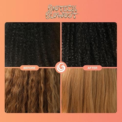 Biotech Blowout Leave-In Restorative Hair Mask 1.7 Fl Oz, Style & Heat Protectant (up to 450°F), 8-Hour Style, Frizz Control, for Damage Heat, Bleach, Colour & Chemical Stress, by Goddess Maintenance thumbnail 6