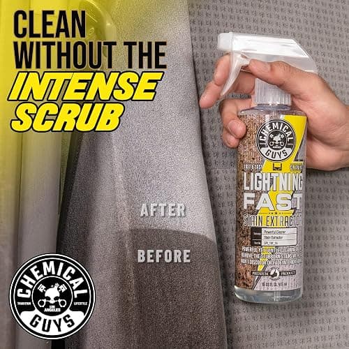 Chemical Guys Lightning Fast Carpet and Upholstery Stain Extractor - Chemical Guys Carpet Cleaner, Great for Fabric, Upholstery, Cars, Home, Office, Furniture, and More, Fresh Scent - 16 oz thumbnail 5