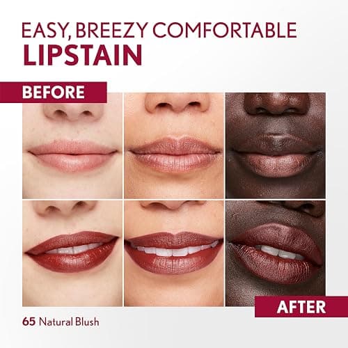 COVERGIRL Outlast, 65 Natural Blush, Lipstain, Smooth Application, Precise Pen-Like Tip, Transfer-Proof, Satin Stained Finish, Vegan Formula, 0.06oz thumbnail 3