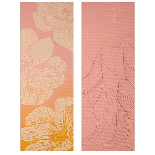 Gaiam Yoga Mat - Premium 6mm Print Reversible Extra Thick Non Slip Exercise & Fitness Mat for All Types of Yoga, Pilates & Floor Workouts (68" x 24" x 6mm Thick) thumbnail 2