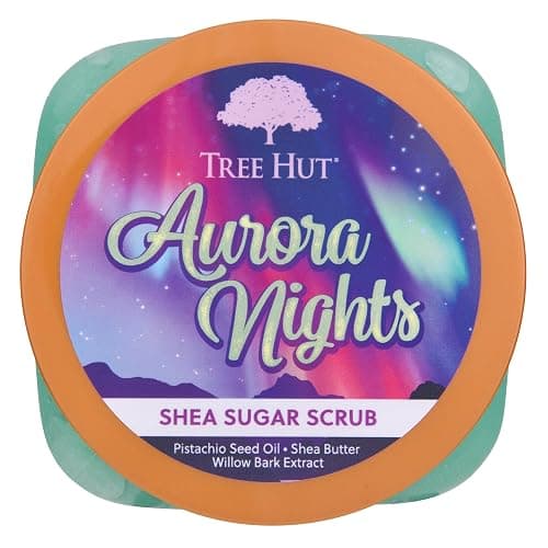 Tree Hut Aurora Nights Shea Sugar Scrub, Exfoliating, Hydrating & Moisturizing Body Scrub with Shea Butter & Nourishing Essential Oils, Smooth & Soften Skin, 18 oz thumbnail 2