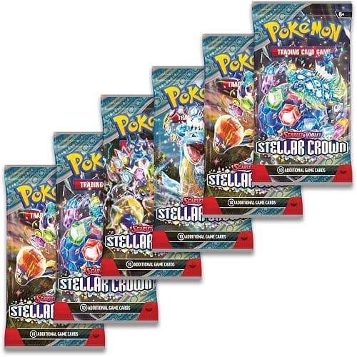 Pokémon TCG: Scarlet & Violet—Stellar Crown Booster Bundle (6 Booster Packs) thumbnail 5