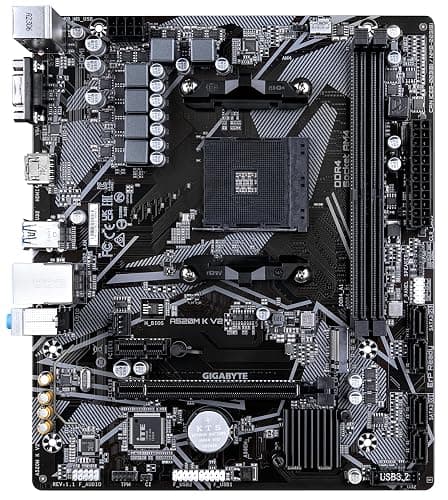 GIGABYTE A520M K V2 (REV. 1.0) CHIPSET AMD A520 AM4, MATX, DDR4 - A520M K V2 1.0 MAE Card thumbnail 2