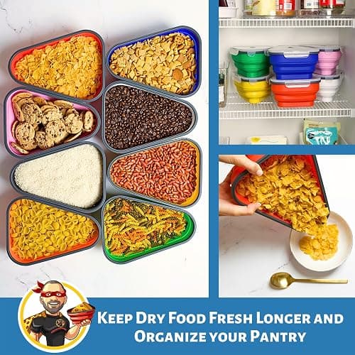 PIZZA PACK The Perfect Reusable Pizza Storage Container with 5 Microwavable Serving Trays - BPA-Free Adjustable Pizza Slice Container to Organize & Save Space, 2 Pack, Black thumbnail 9
