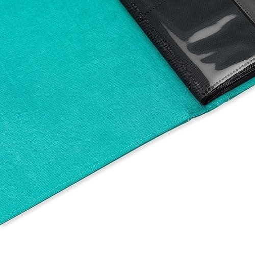 Vault X 9 Pocket Trading Card Strap Binder, 360 Cards, Premium Exo-Tec Album Material, 20 Side-Loading Pages, Folder for Collectible Games, Sports, TCG (Teal) thumbnail 5