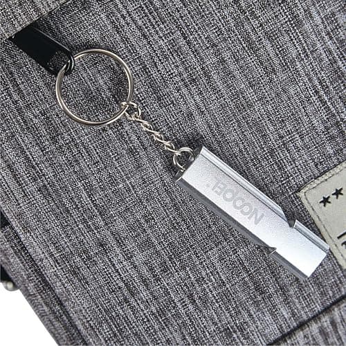 Emergency Survival Whistle Noopel Double Tubes Safety Whistles 2 pack with lanyard and keychain for Boating Outdoor Camping Hiking Backpacking Sports Dog Training thumbnail 7