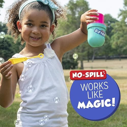 Little Kids Fubbles No-Spill Tumbler Includes 4oz Bubble Solution and bubble wand (tumbler colors may vary) Multicolor thumbnail 4