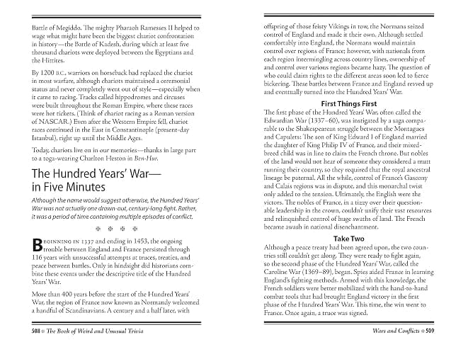 The Book of Weird and Unusual Trivia: Big Book of Bizarre Facts & Stories | Hardcover Gift for Trivia Buffs, Curious Minds, Adults, Dad & Knowledge Seekers thumbnail 4