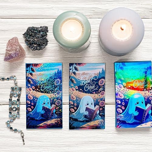 36 Sheets Stars Holographic Sticker Paper 8.5" x11'' Waterproof Rainbow Vinyl Sticker Sheets Self-Adhesive Transparent Holographic Overlay Laminating Sheets for DIY Crafts thumbnail 2