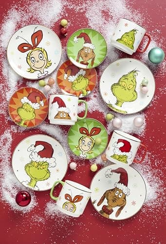 Lenox 898097 Merry Grinchmas Stackable Mugs, Service For 4, Assorted, Christmas, Drinkware Set, Holiday Glasses thumbnail 9