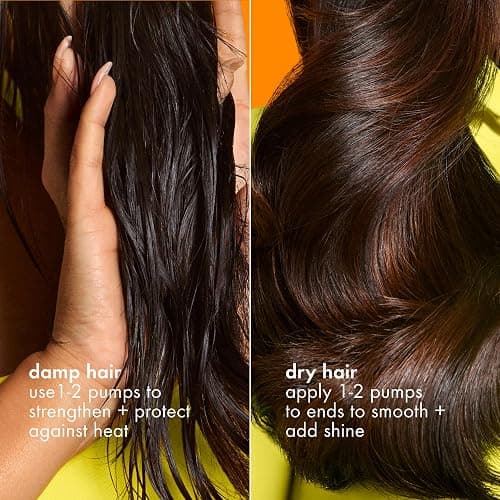 amika superfruit star lightweight hair styling + heat defense oil | heat protection, strengthen + reduce breakage, smooth frizz, add glossy shine | for all hair types thumbnail 6