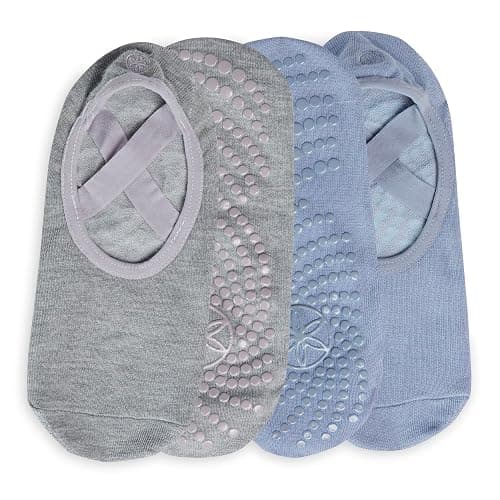 Gaiam Grippy Studio Yoga Socks for Extra Grip in Standard or Hot Yoga - Image 1