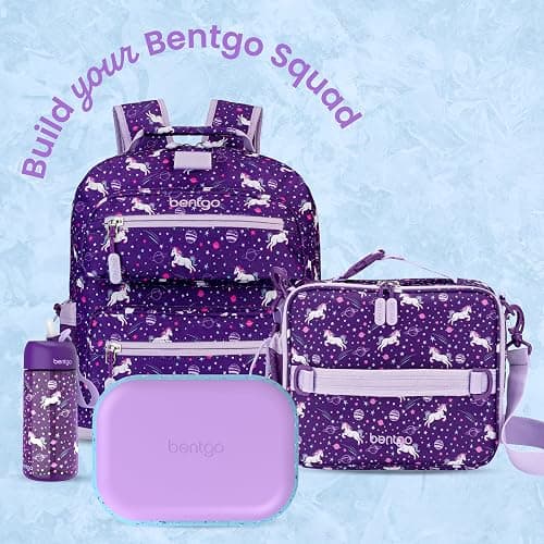 Bentgo Chill Kids Leakproof Lunch Box - 4-Compartment Bento Box with Built-In Ice Pack, 3.3 Cup Capacity, BPA-Free, Microwave & Dishwasher Safe Tray, Ages 3–7 (Vivid Orchid) thumbnail 8