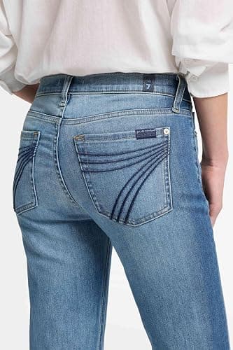 7 For All Mankind Womens Tailorless Dojo Wide Leg Trouser Jeans thumbnail 5