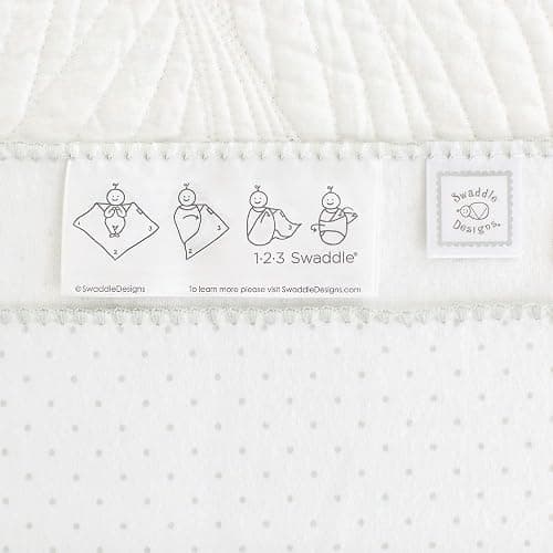 SwaddleDesigns Large Receiving Blanket, Ultimate Swaddle for Baby Boys, Girls, Softest US Cotton Flannel, Best Shower Gift, Made in USA, Lavender Mod Circles (Mom's Choice Award Winner) thumbnail 5