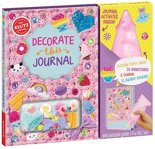 KLUTZ Decorate This Journal Craft Kit - Image 1
