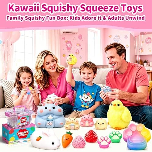 12Pack Taba Squishy Toys Kit -Squishy Fun Box- Squishy Fidget Squeeze Toys | taba Squishy Party Favors for Kids 8-12,cute Squishies Stress Relief Toys for Girls 6-8-10-12 Year Old Girls Birthday Gifts thumbnail 2