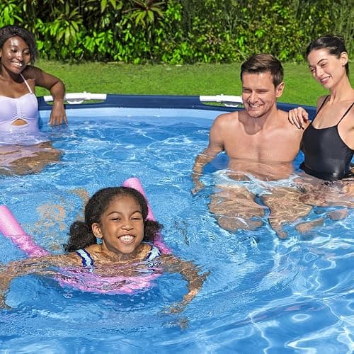 Bestway Steel Pro 12 feet x 30 inches Round Above Ground 1,710 Gallon Pool Set with DuraPlus Liner, 530 Gallon Pool Filter, and Repair Patch thumbnail 8
