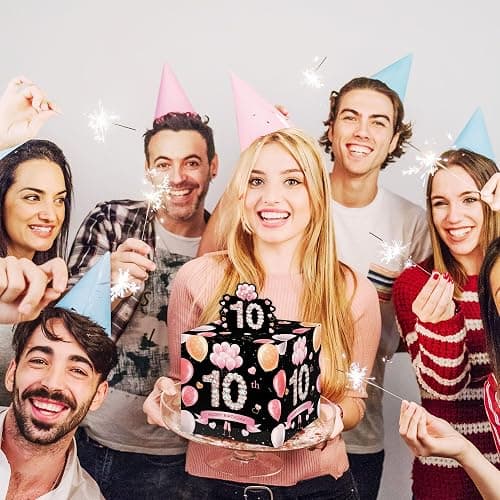 10th Birthday Surprise Gift, Happy Birthday Money Gift for Cash, 10th Birthday Gifts for Boys Girls, Birthday Party Decorations Supplies（with 35PCS Bags） thumbnail 6
