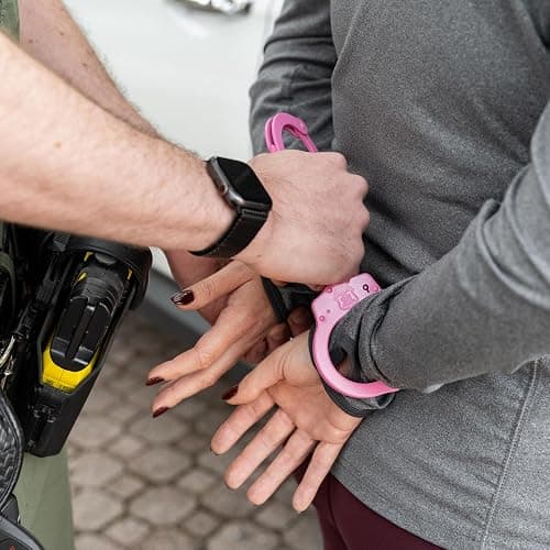 Police Magnum Heavy Duty Steel Handcuffs-Professional Grade Restraints- Double Safety Locks-Security Guard-Law Enforcement Tactical Gear thumbnail 6
