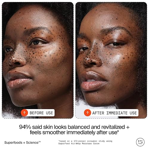 Youth To The People Superfood Air-Whip Moisture Cream - Kale + Green Tea Hyaluronic Acid Face Moisturizer, 48-HR Hydration with Dewy Glow, Non-Greasy Lightweight Gel, Makeup Primer, Non-comedogenic thumbnail 4