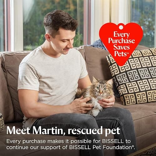 Bissell CleanView Max Tangle-Free Rewind Pet Hair Vacuum with LED Headlights, Tangle-Free Brush Roll, Automatic Cord Rewind, Included pet Tools, 4073L thumbnail 8