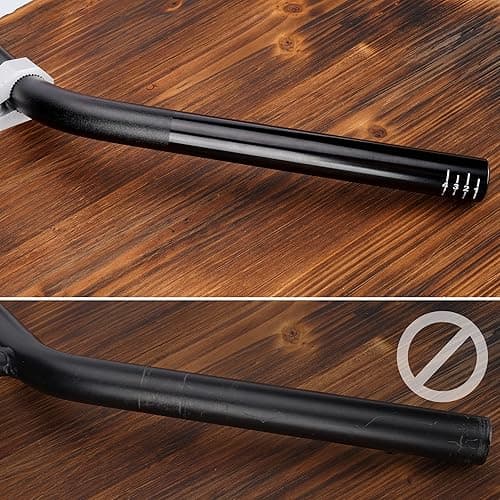 WEIYINGSI Universal 7/8 Inch 22mm Dirt Bike Handlebars, Upgraded Pit Bike Handlebar with Foam Pad for Motocross CRF YZF KXF KLX RMZ DRZ Pit Dirt Bike ATV Quad - Black - Black - WITH Foam Pad thumbnail 3