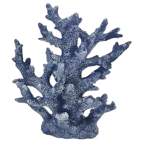 Etlemonde Beach Coastal Decor Coral Reef Home Decor Coral Statue Sculpture Home,Desk,Bathroom,Desktop Shelf Statue,Marine Themed Gifts - Image 1