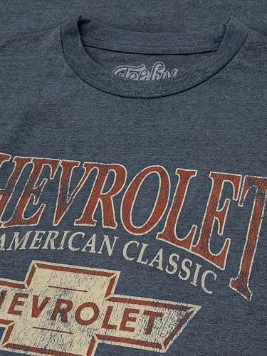 Tee Luv Men's Chevrolet an American Classic T-Shirt - Chevy 1911 Car Logo Shirt thumbnail 2
