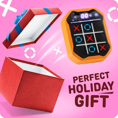 Electronic Tic-Tac-Toe Handheld Game | 3-in-1 Memory & Brain Games | Birthday Gift for Kids and Adults | Touchscreen Travel Friendly with Sound & Voice Effects for Kids Age 7+ thumbnail 7