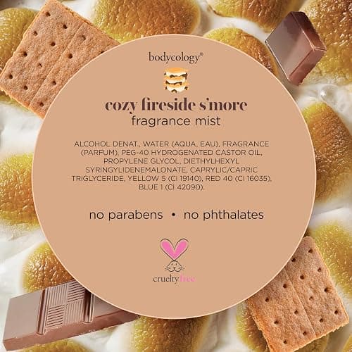 Bodycology Long-Lasting Fragrance Body Mist, Cozy Fireside S'more, 8 fl oz thumbnail 7