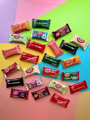 Konbini Japan - 24 Mini Japanese KitKat Chocolate Variety Pack Assortment (12 Flavors X2) Authentic Candy Snacks Wafer Sweets Gift - 24 Cute Small Size thumbnail 5