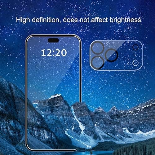 Ailun Privacy Screen Protector+Camera Lens Protector for iPhone 18 Pro | 3+3 Pack, 6.3 inch, Tempered Glass, Installation Frame, Dynamic Island Compatible, Anti Spy Private thumbnail 3