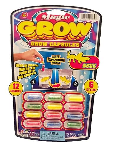 JA-RU Universal Specialties, Magic Grow Capsules 6 Pack, 72 Capsules Sea Creatures, Dinosaur, Animal Farm Toys. Water Growing Toys for Kids. Animal Party Favors Fidget Toy.305-6A thumbnail 8