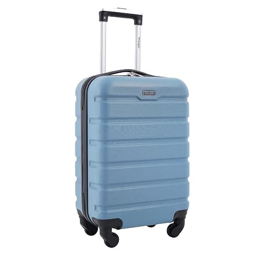 Wrangler Hardside Spinner Luggage, Blue Heaven, Carry-On 20-Inch thumbnail 2