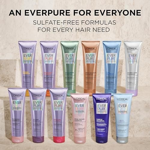 L'Oreal Paris EverPure Moisture 21-in-1 Leave In Conditioner, Multi-Benefit Heat Protectant Spray for Hair Up to 450°F, Detangling Frizz Control for Color Treated, Dry, or Damaged Hair, 6.7 Fl Oz thumbnail 7