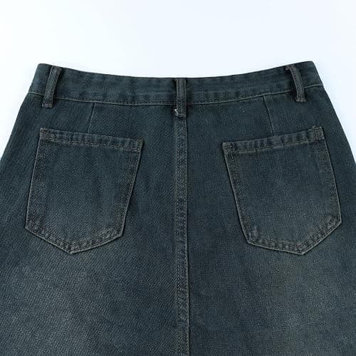 XKBHYD Baggy Jeans Damen Y2K Boyfriend High Waist Wide Leg Jeanshosen mit Quasten und Sternen Streetwear Denim Hose thumbnail 4