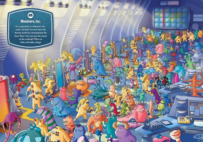 Disney - Toy Story, Moana, Monsters Inc., and More! - Who Do You See? Look and Find Activity Book - PI Kids thumbnail 4