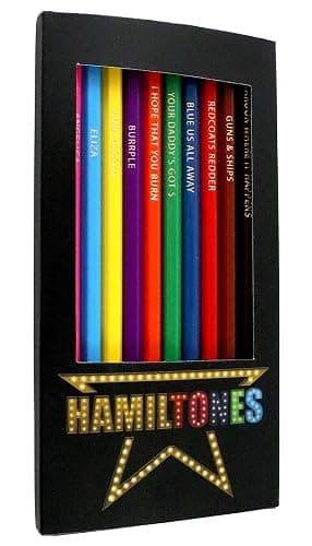 Theatre Nerds Hamiltones Colored Pencils Set - 12 Hamilton Musical Parody Pencils thumbnail 4