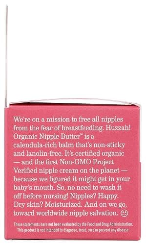Earth Mama Organic Nipple Butter - 2 fl oz - Lanolin-Free Nipple Cream - Safe, Soothing Balm for Breastfeeding - Postpartum Essentials for Nursing thumbnail 6