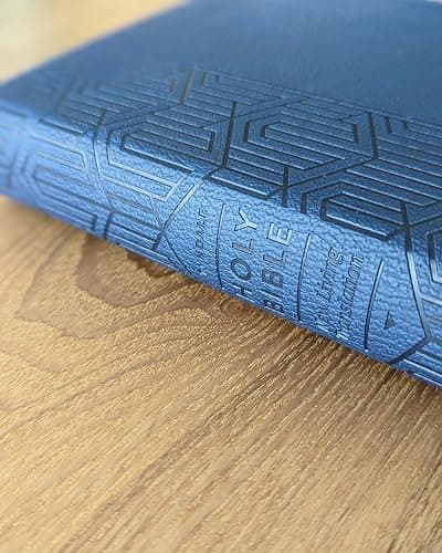 NLT Premium Gift Bible, Filament Enabled, Blue Cross: New Living Translation, Blue Cross, Leatherlike, Premium Gift, Filament Enabled, Red Letter With Ribbon Marker thumbnail 10