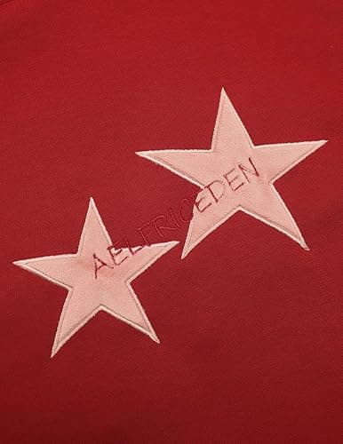 Aelfric Eden Star Hoodies Y2k Oversized Graphic Hoodies Aesthetic 90s Crewneck Sweatshirt Long Sleeve Pullover Tops thumbnail 4