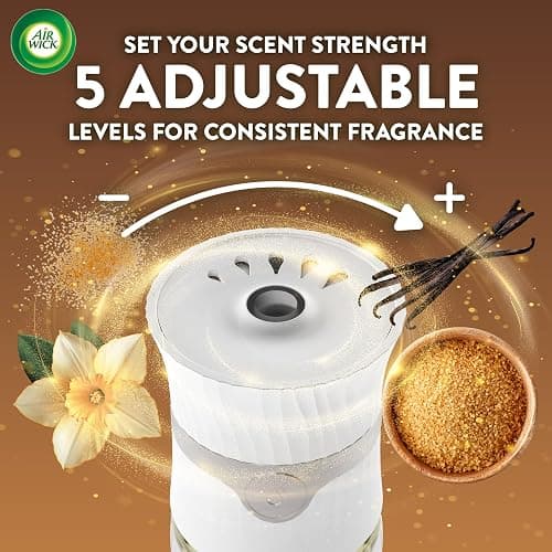 Air Wick Plug In Scented Oil Refill, Infused with Essential Oils, Plug In Air Fresheners for Home, Brown Sugar & Vanilla, 6 ct thumbnail 9
