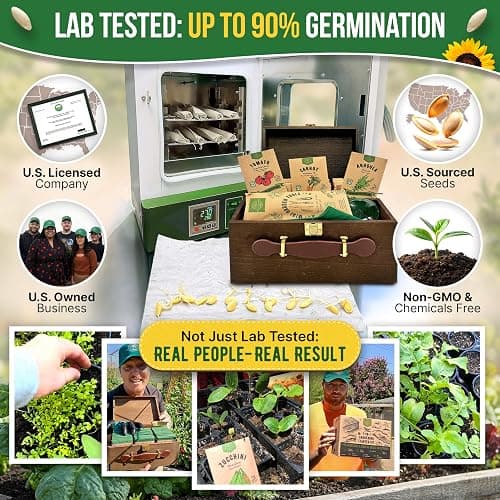 75 Medicinal & Tea Herb Seeds Variety Pack, Garden Seed Starter Kit - Over 47,380 Non-GMO Heirloom Seeds for Planting Herbs and Vegetables, Seed Box with Gardening Supplies, Gardening Gifts thumbnail 2